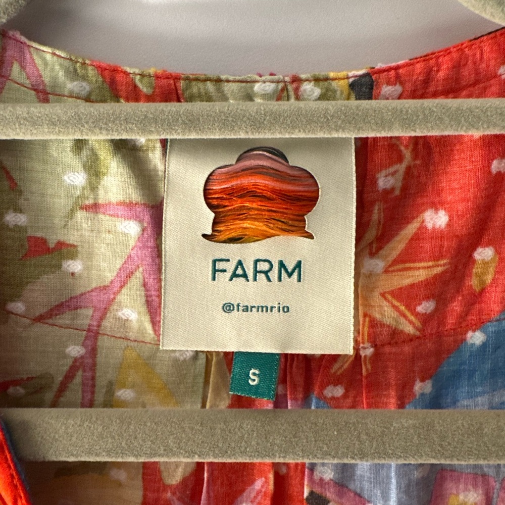 Farm Rio Red Magic Forest Mini Dress - Picture 3 of 3